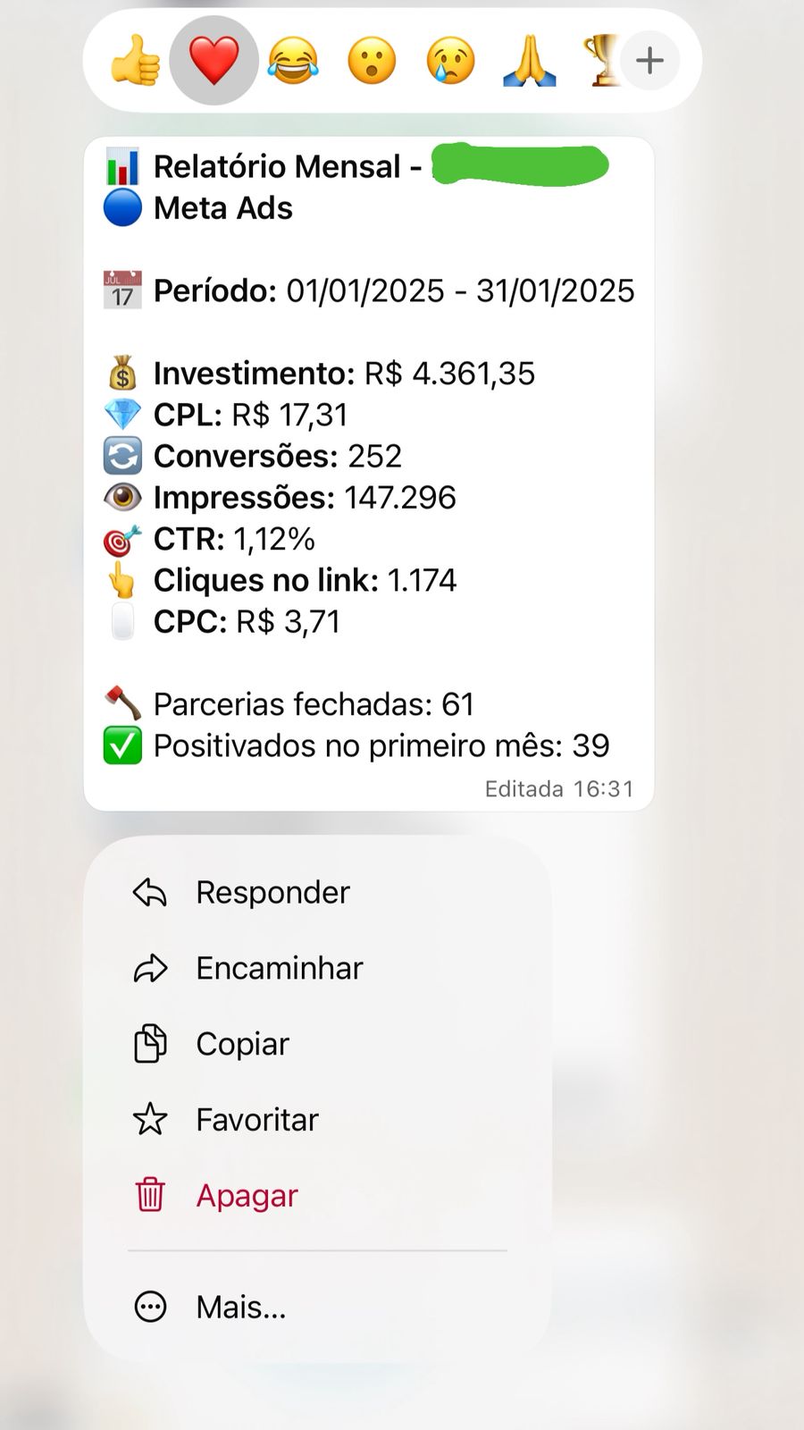 61 parcerias fechadas